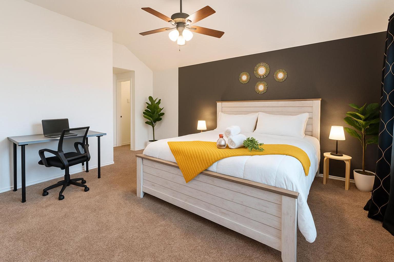 Work, Play & Stay King Bed With Foosball! Aubrey Exterior photo